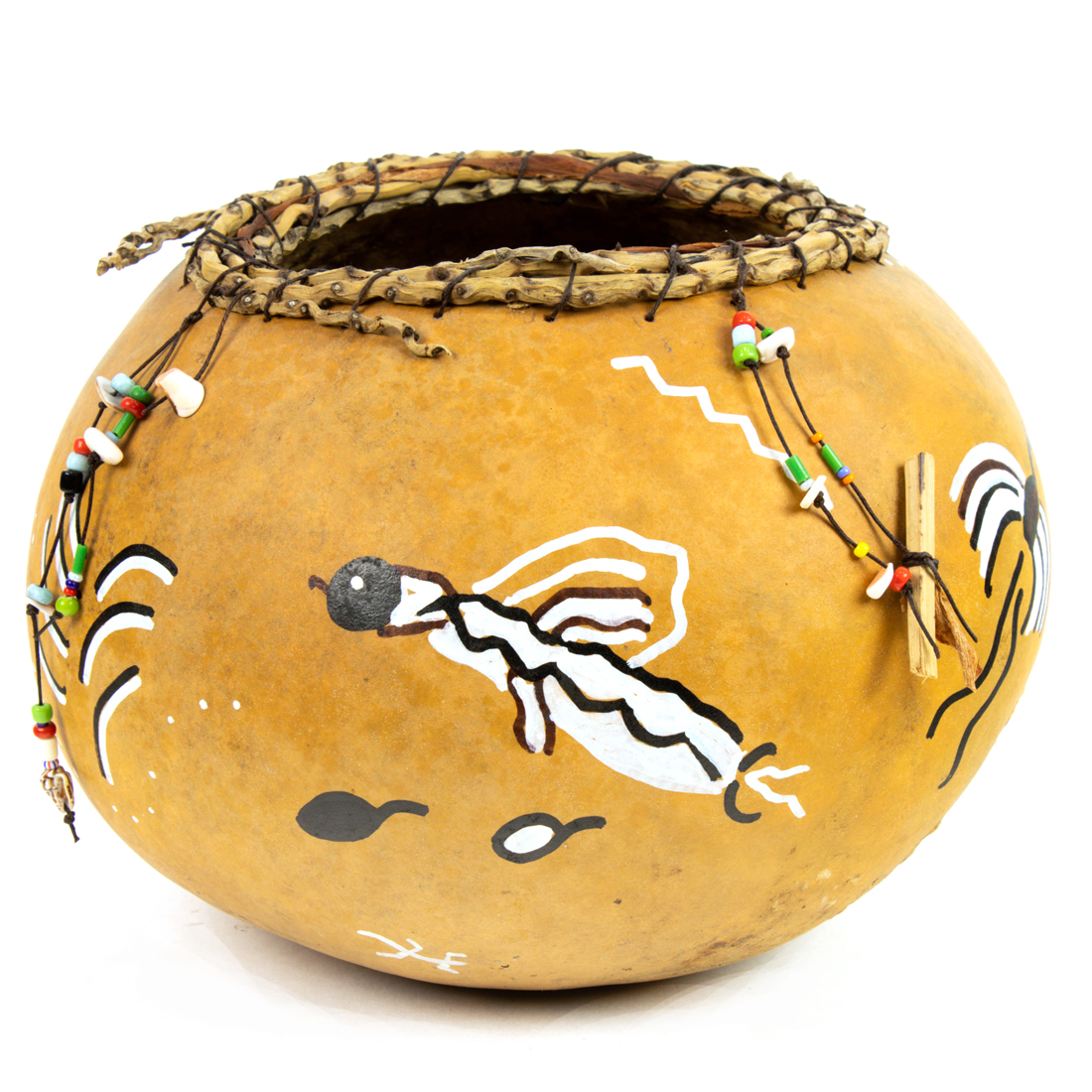 A LINDA AGUILAR CHUMASH GOURD,