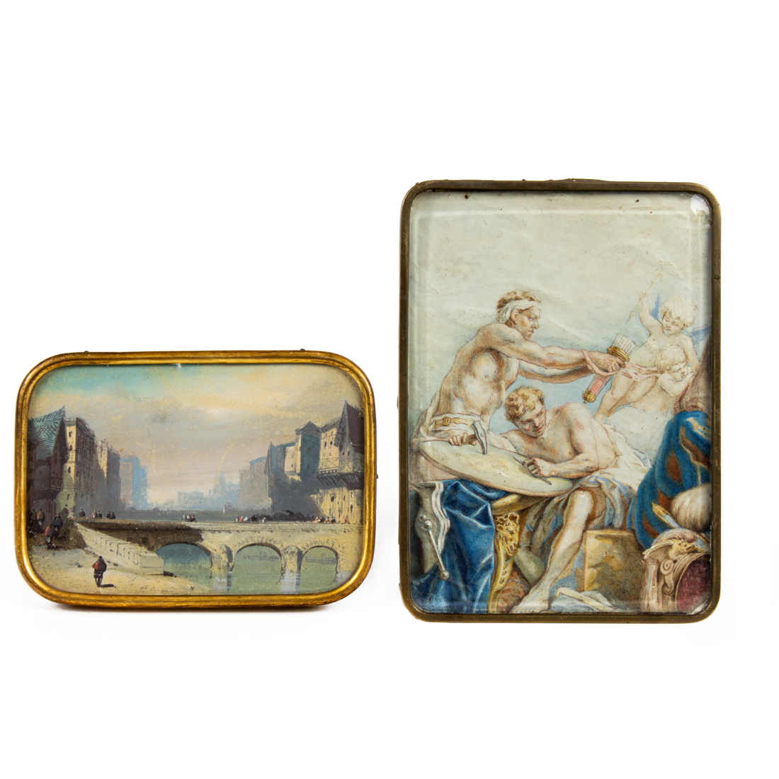  LOT OF 2 GRAND TOUR MINIATURE 3a191b