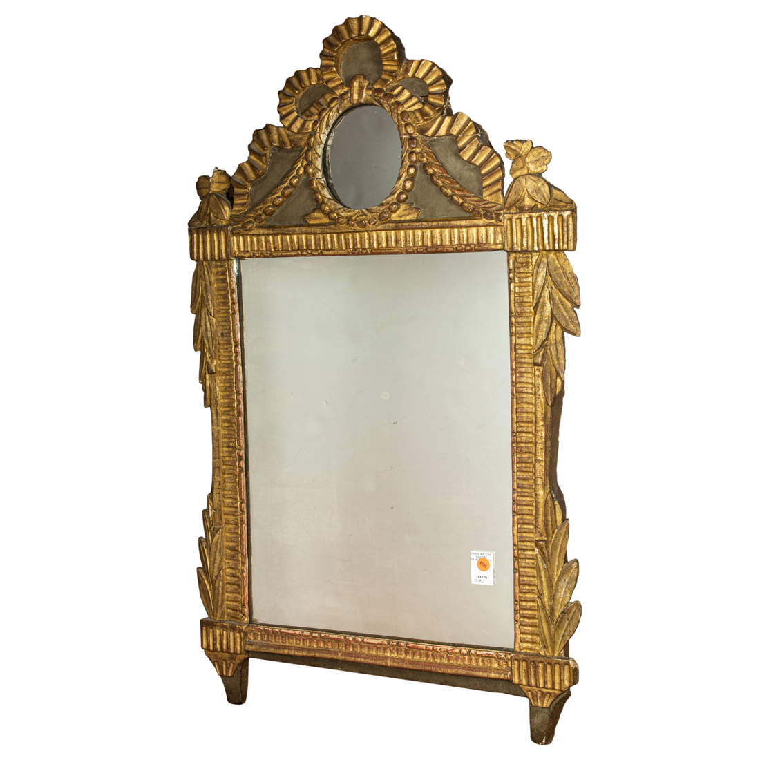 A NEOCLASSICAL STYLE GILTWOOD MIRROR 3a1970