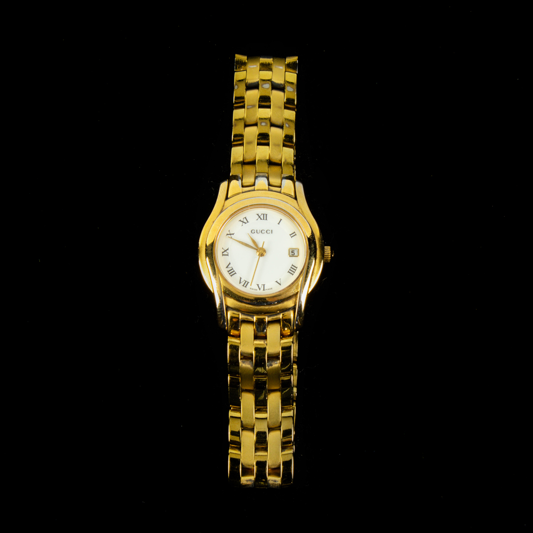 LADIES' GUCCI WRISTWATCH WITH DATE