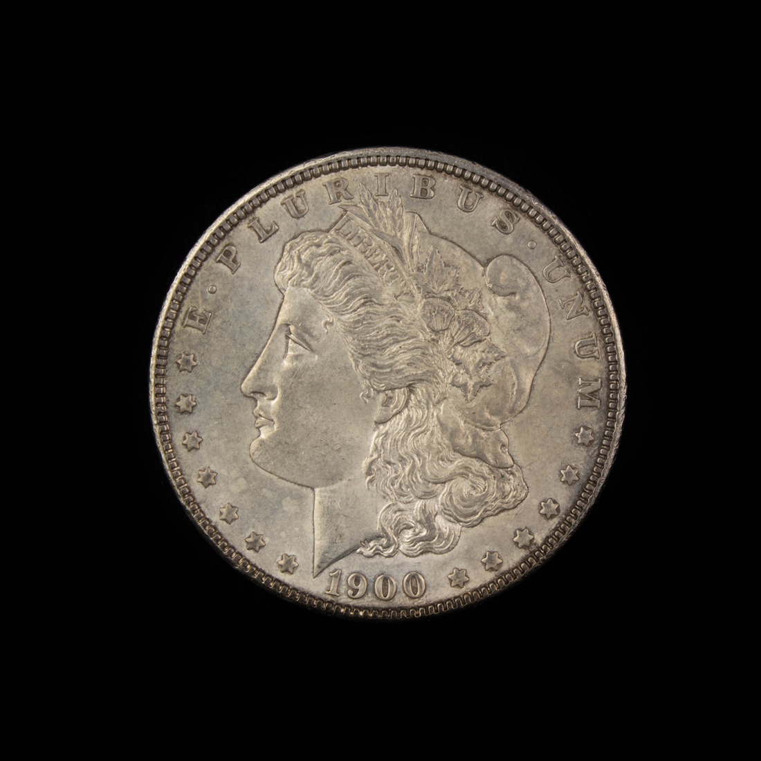 MORGAN SILVER DOLLAR, 1900, CHBU