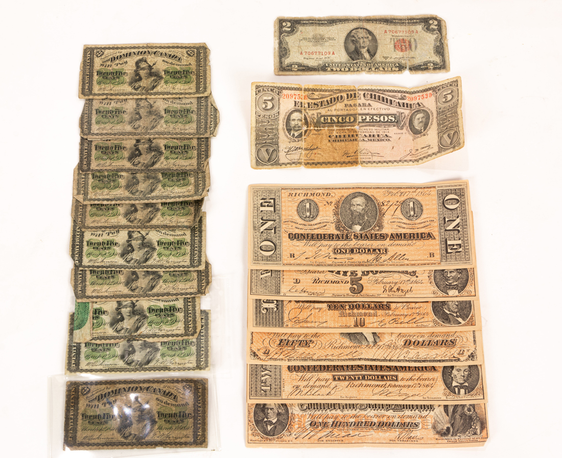 COLLECTION OF CURRENCY INCLUDING 3a1a57