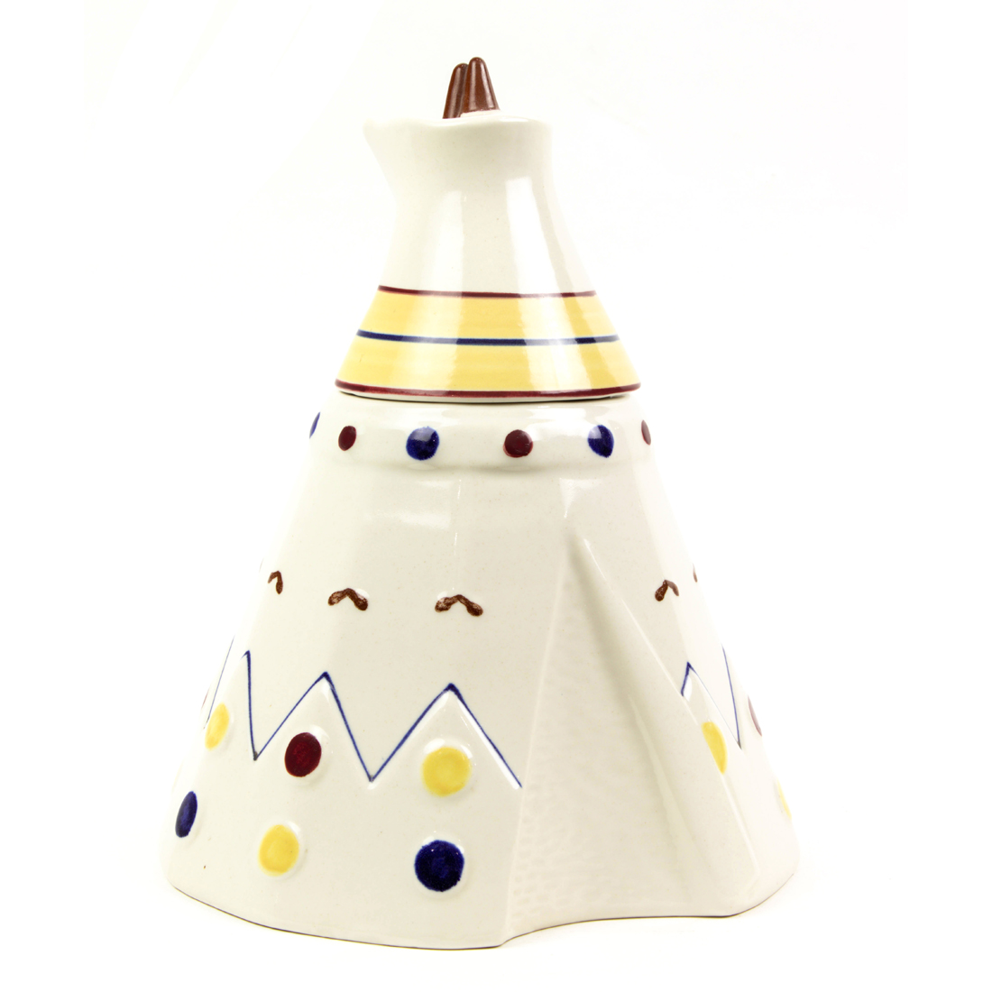 ABINGTON POTTERY TEEPEE COOKIE JAR Abington