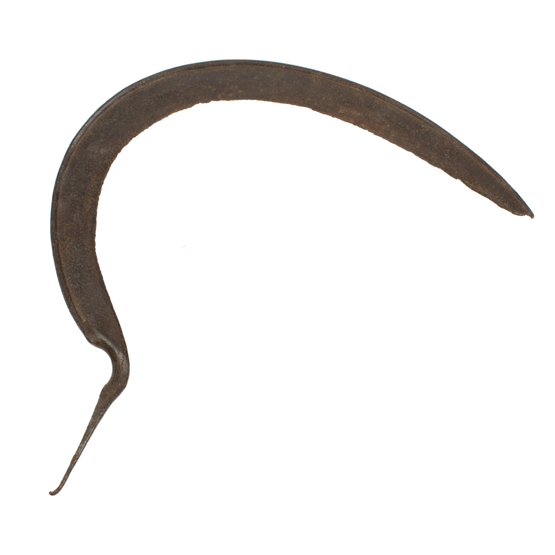 HAND FORGED IRON CURVED BLADE SCYTHE