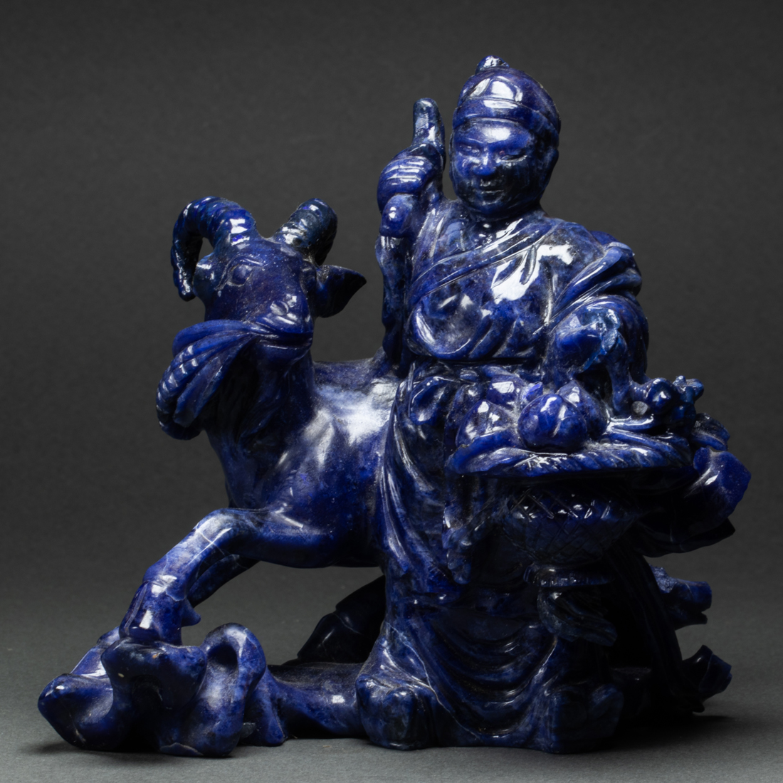 CHINESE LAPIS LAZULI CARVING Chinese