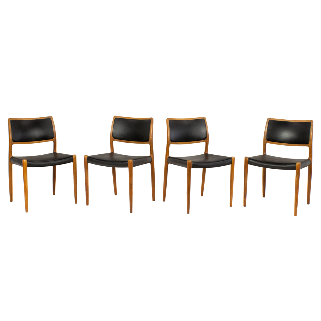 NIELS O. MOLLER, MODEL 80 DINING CHAIRS,