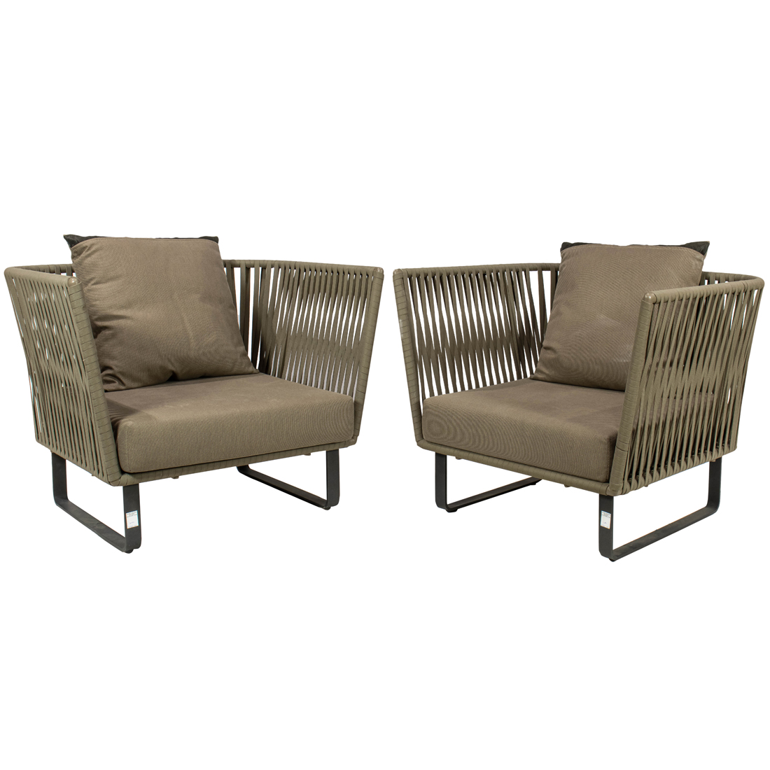 KETTAL BITTA OUTDOOR CLUB ARMCHAIRS  3a1c4e