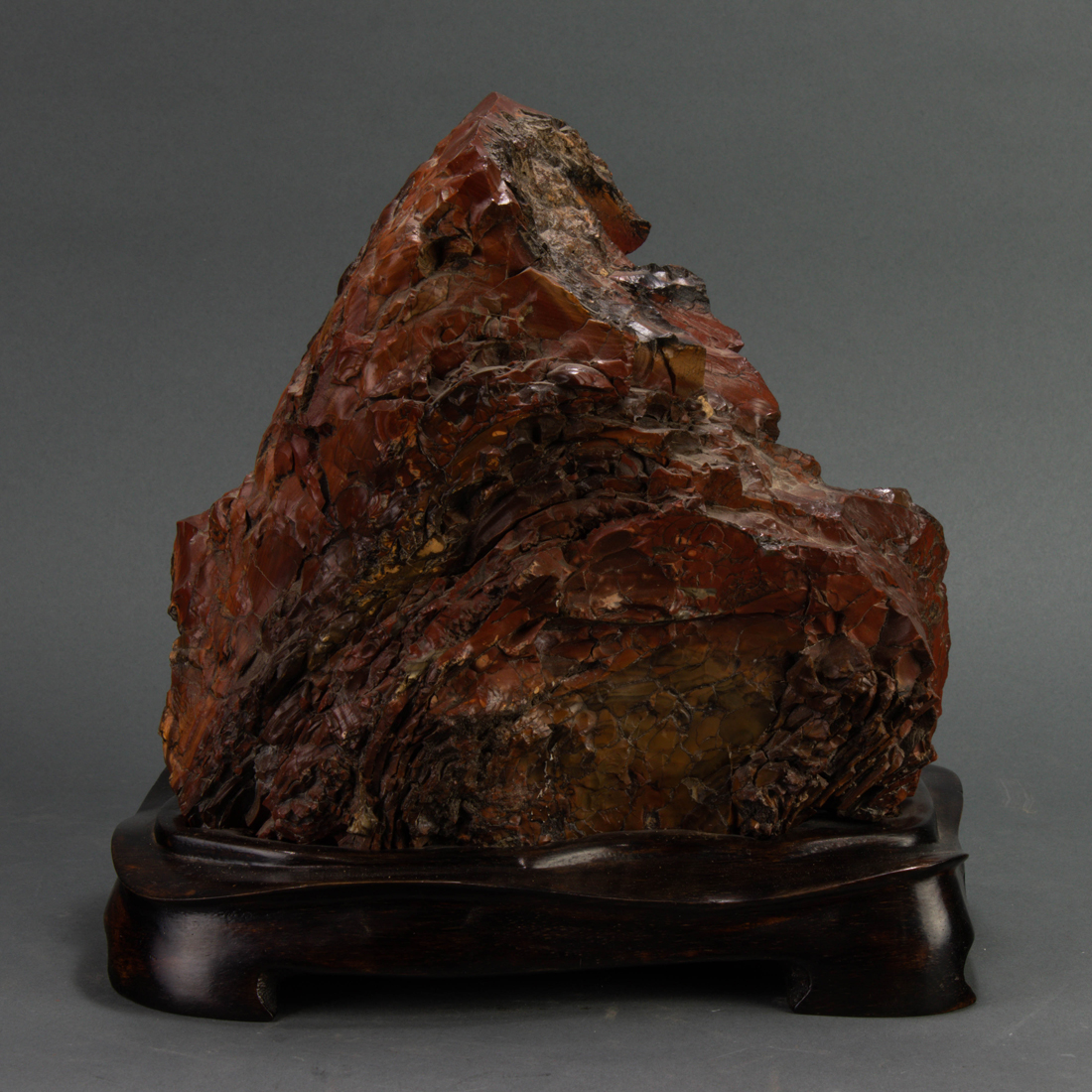 CHINESE RED CHERT SCHOLAR S ROCK 3a1dae