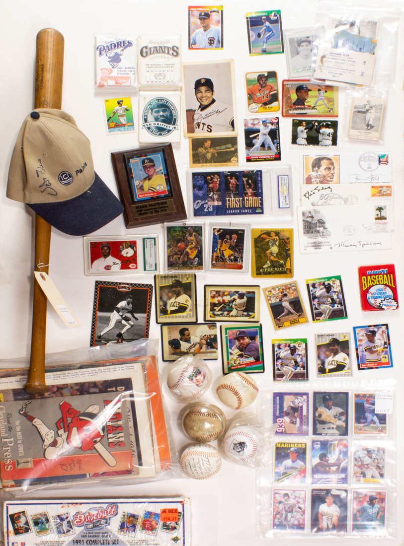 COLLECTION OF SPORTS MEMORABILIA Collection