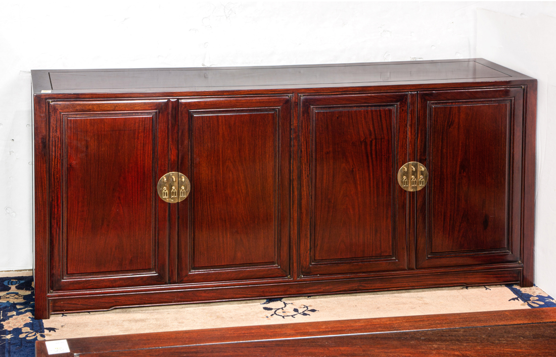 CHINESE STYLE HARDWOOD OFFICE CREDENZA 3a1f22