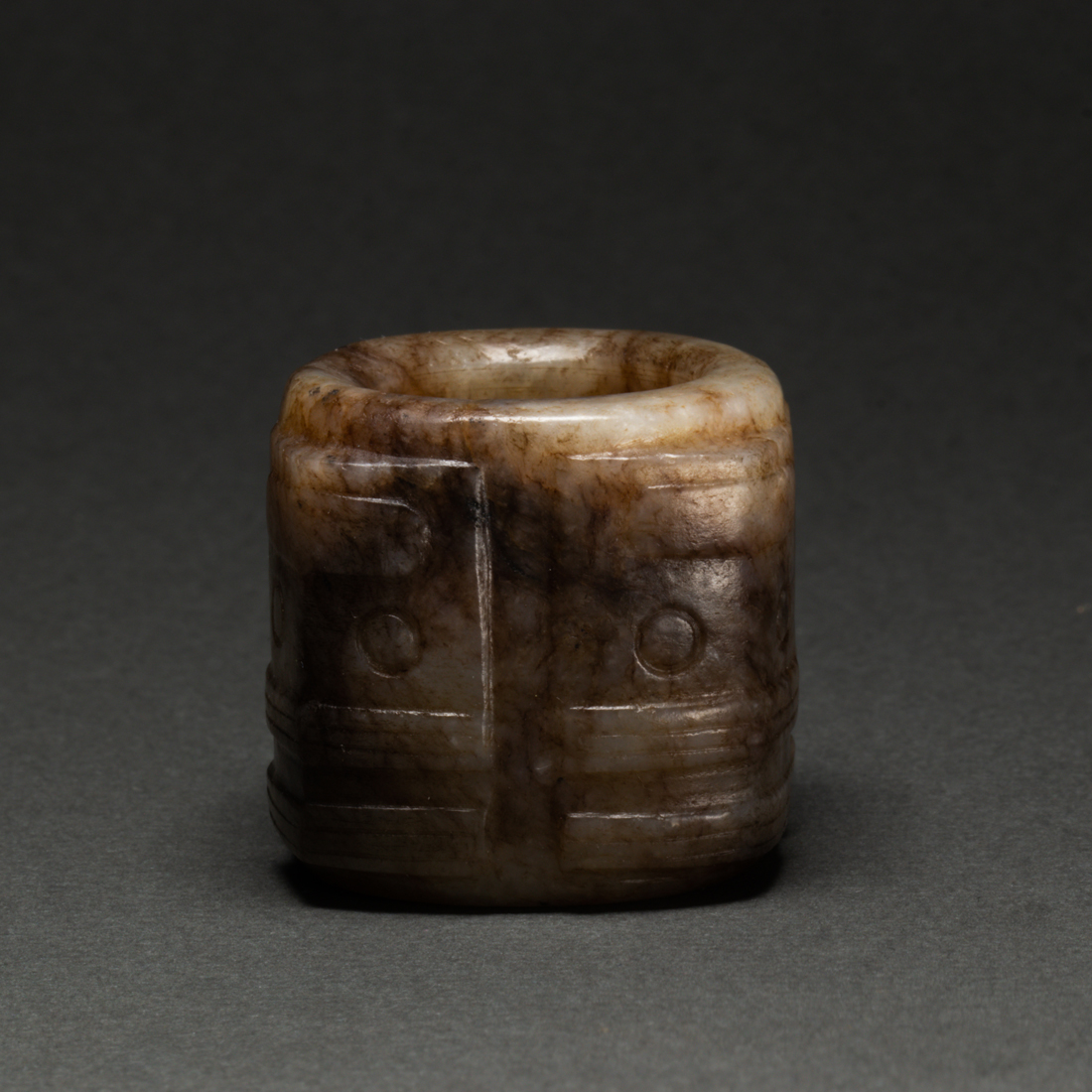 CHINESE ARCHAISTIC JADE CONG Chinese 3a1f60