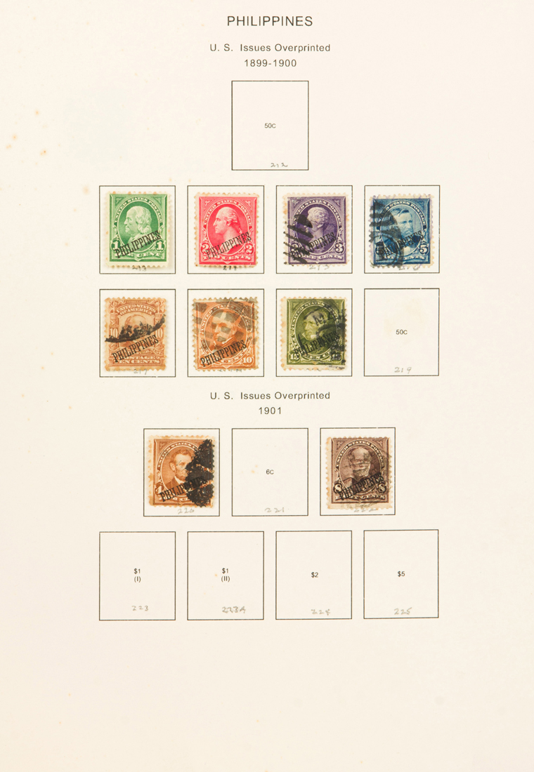 PHILLIPINES STAMP COLLECTION IN