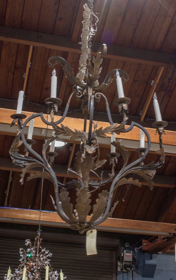 ROCOCO STYLE EIGHT LIGHT TOLE CHANDELIER 3a219a