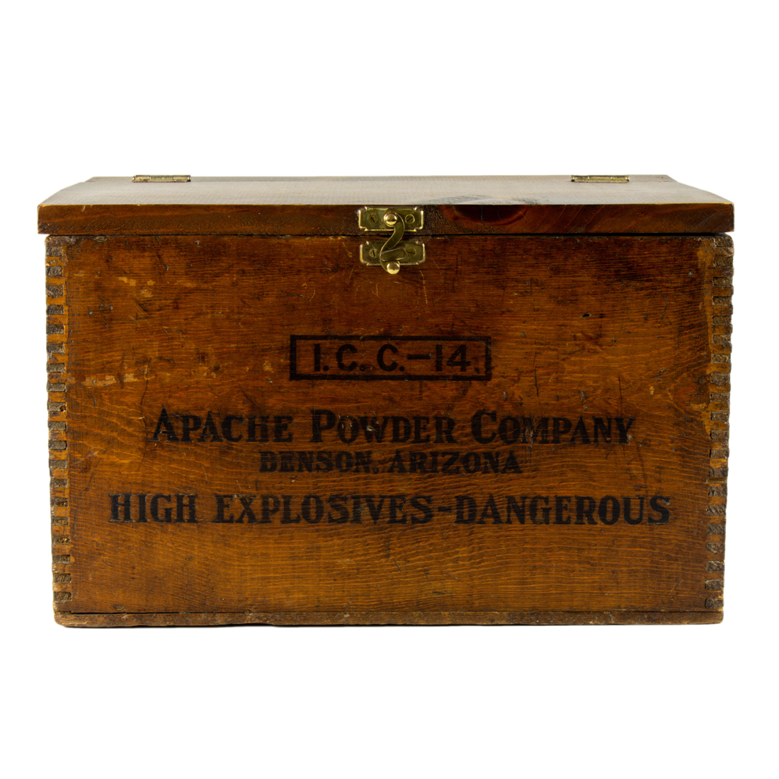 A VINTAGE DYNAMITE BOX A vintage