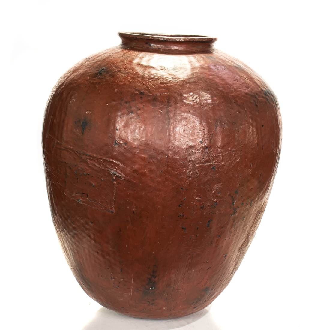 ASIAN RED LACQUERED JAR Asian red 3a2224