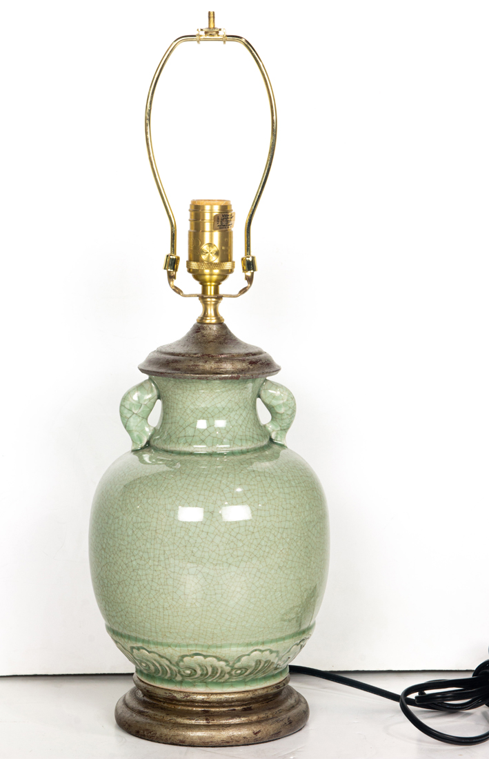 CHINESE CELADON CRACKLE GLAZED 3a2225
