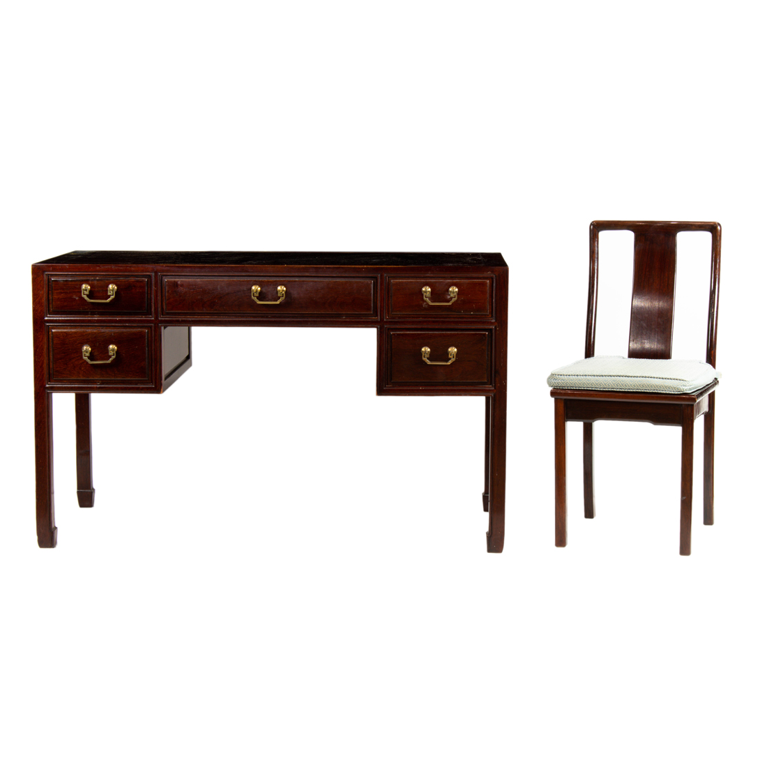 CHINESE STYLE HARDWOOD DESK AND 3a2228
