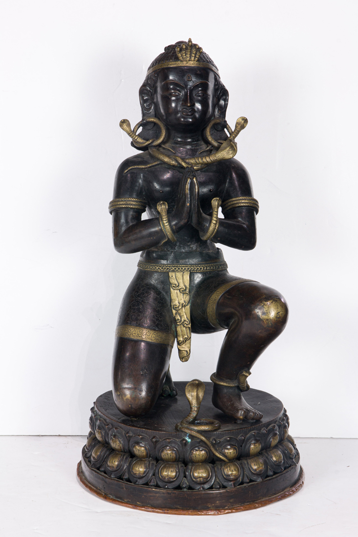 SOUTH ASIAN BRONZE FIGURE OF GARUDA 3a2237