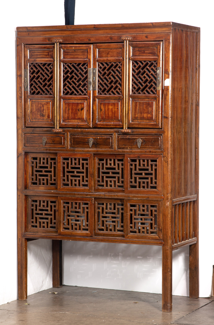 CHINESE ELM KITCHEN CABINET Chinese