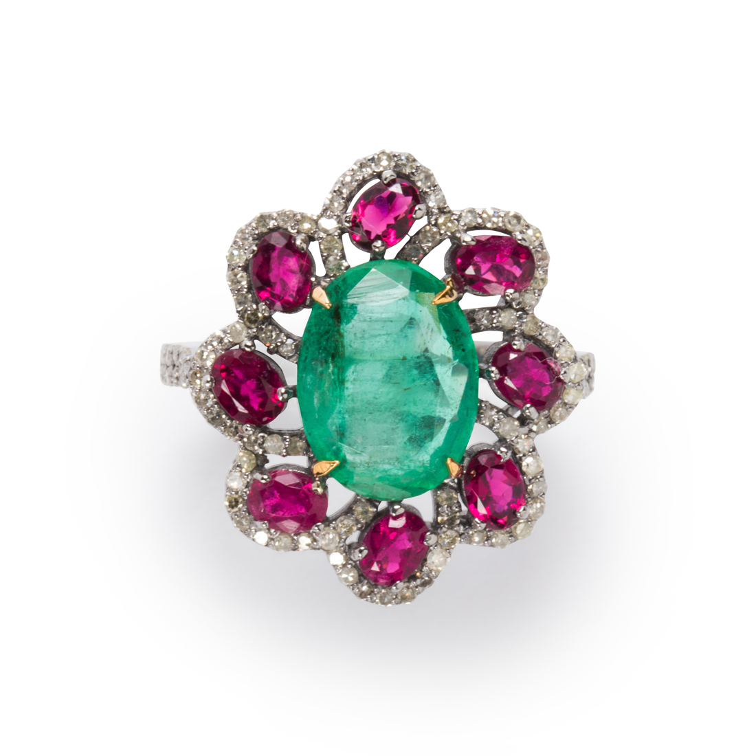 AN EMERALD RUBELLITE TOURMALINE  3a2251