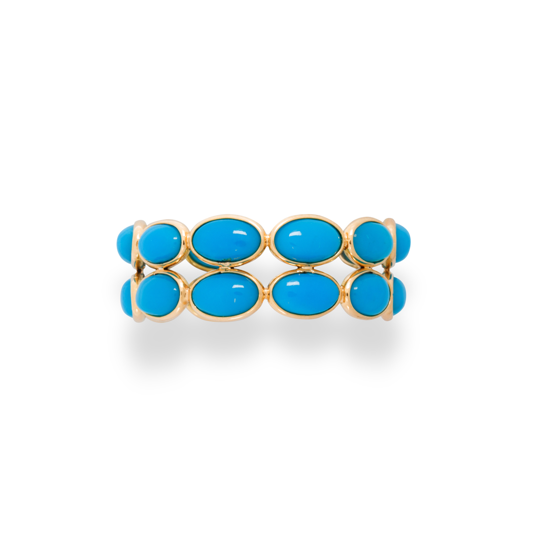 A TURQUOISE AND EIGHTEEN KARAT 3a22a3