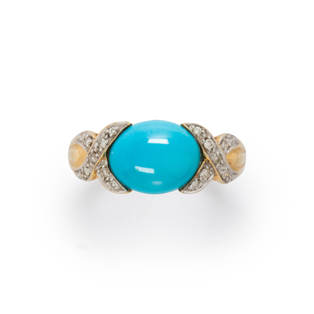 A TURQUOISE DIAMOND AND FOURTEEN 3a22a1