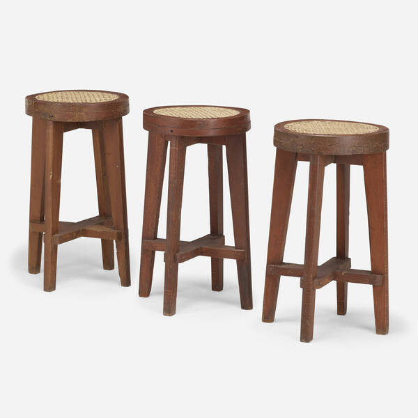 Pierre Jeanneret Stools from Punjab 39fbe8