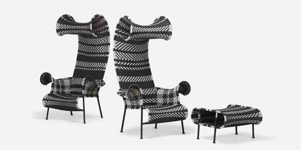 Tord Boontje. Shadowy lounge chairs,