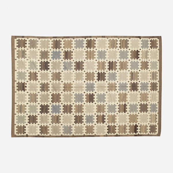 Swedish. Flatweave carpet. 21st