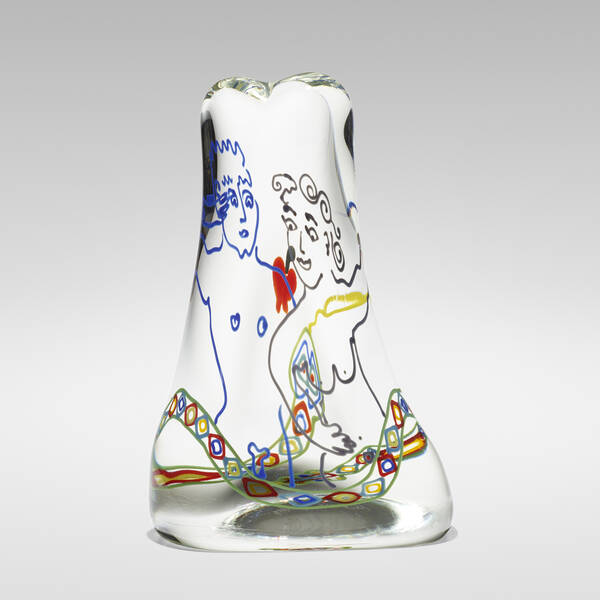 Richard Jolley Adam Eve hand blown 39fd3a