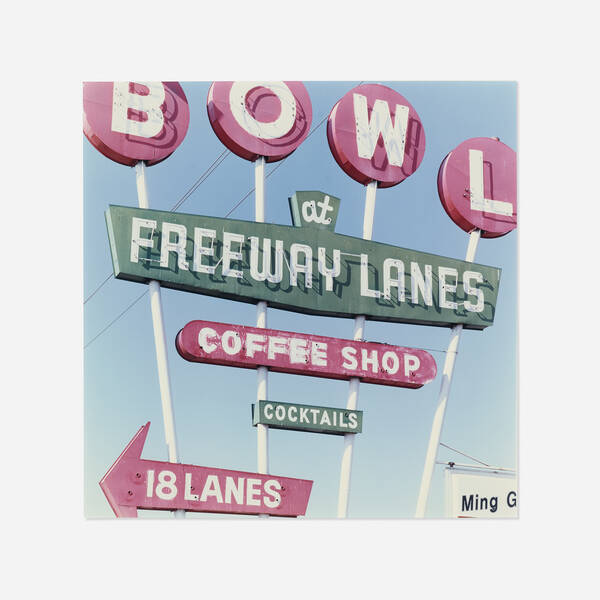 Jeff Brouws b.1955. Freeway Bowling,