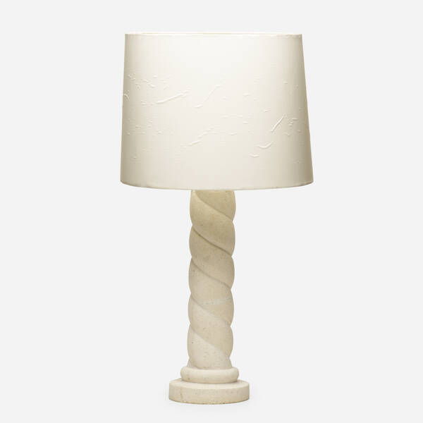 French Table lamp c 1965 limestone  39fd95