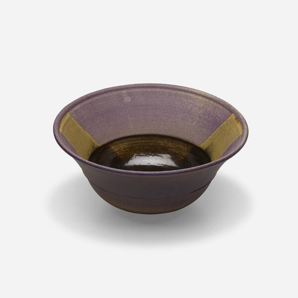 Karen Karnes. Large bowl. salt-glazed