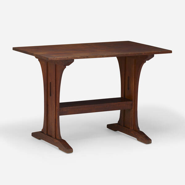 L J G Stickley Library table  39fe7c