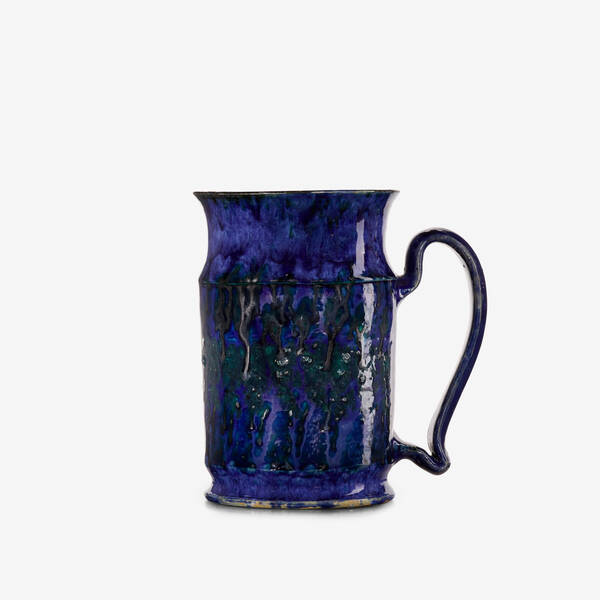 George E. Ohr. large mug. 1896-1910,