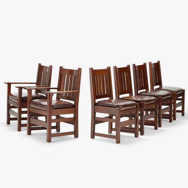 L. & J.G. Stickley. dining chairs