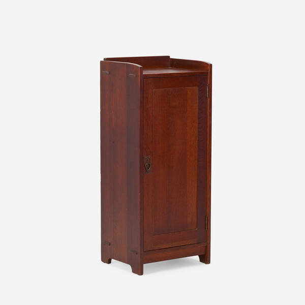 Gustav Stickley. music cabinet,