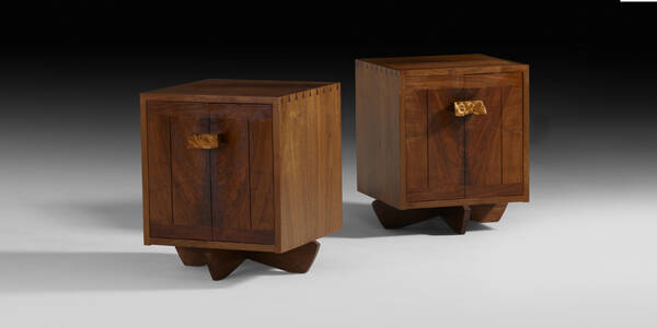 George Nakashima. Kornblut cabinets,