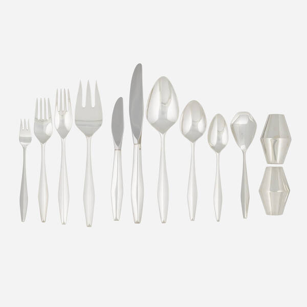 Gio Ponti. Diamond silverware.