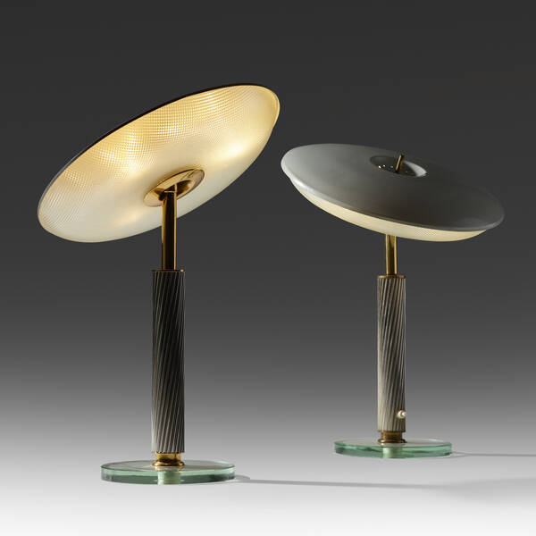 Pietro Chiesa. table lamps, pair.