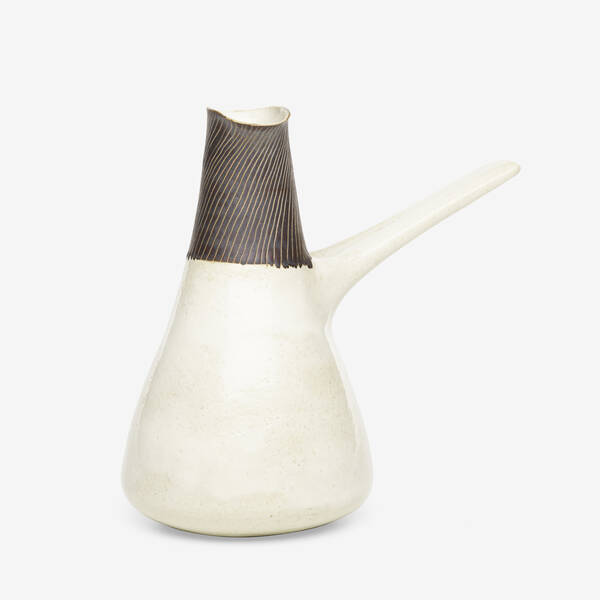 Lucie Rie creamer c 1958 glazed 3a0275