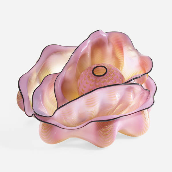 Dale Chihuly Peachy Pink Seaform 3a02da