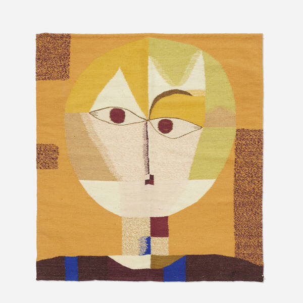 After Paul Klee Senecio tapestry  3a02f1