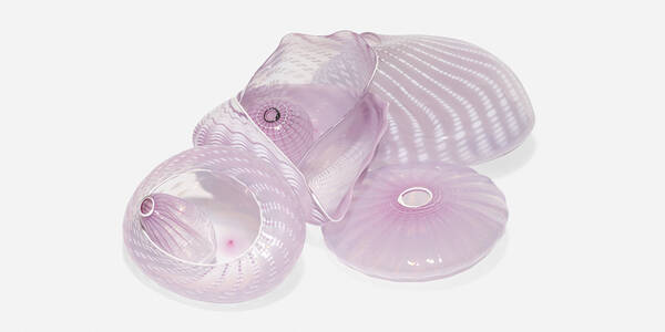 Dale Chihuly Assembled Pink Seaform 3a030e