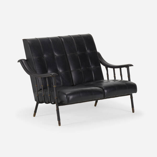 Jacques Adnet 1900 1984 settee  3a0356