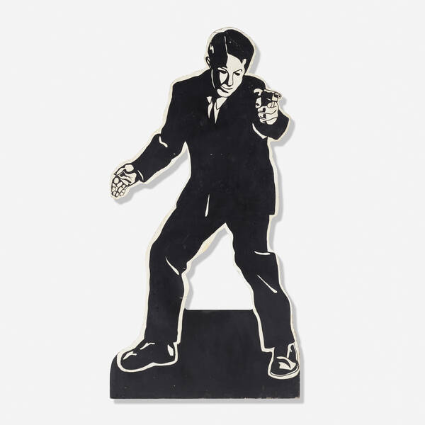 American. Theatrical cut-out figure.