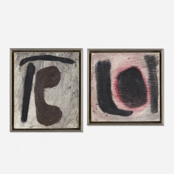 Red Hammond b.1947. Untitled (two