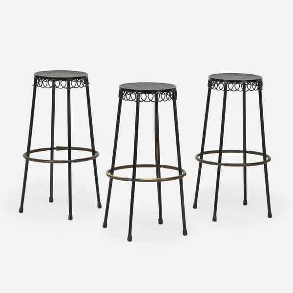 Mathieu Matégot. stools, set of