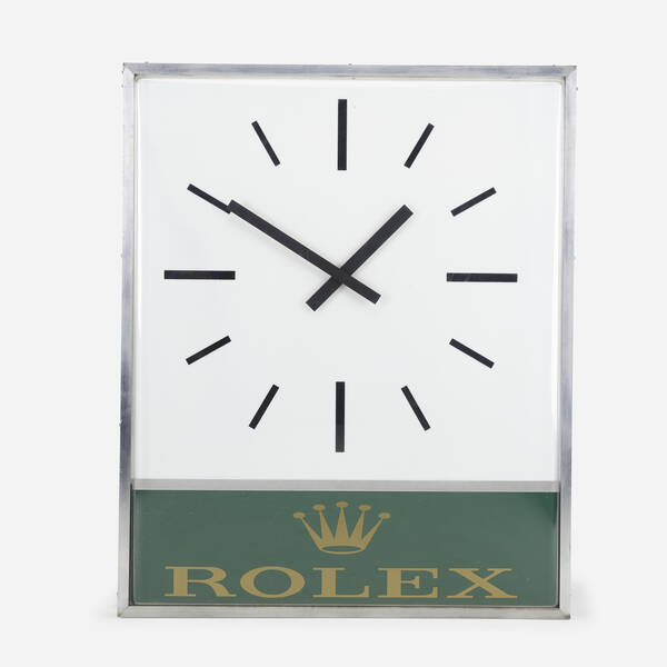 Rolex. Rare advertising clock.
