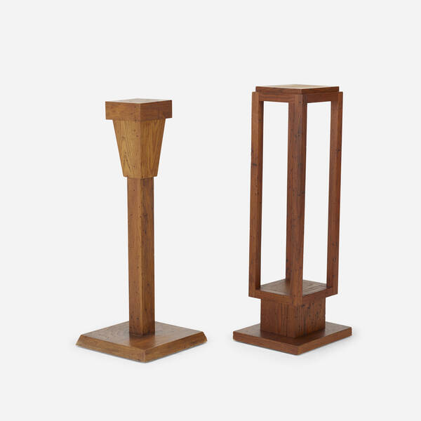 Tommi Parzinger. pedestals, two.